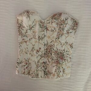 Floral corset